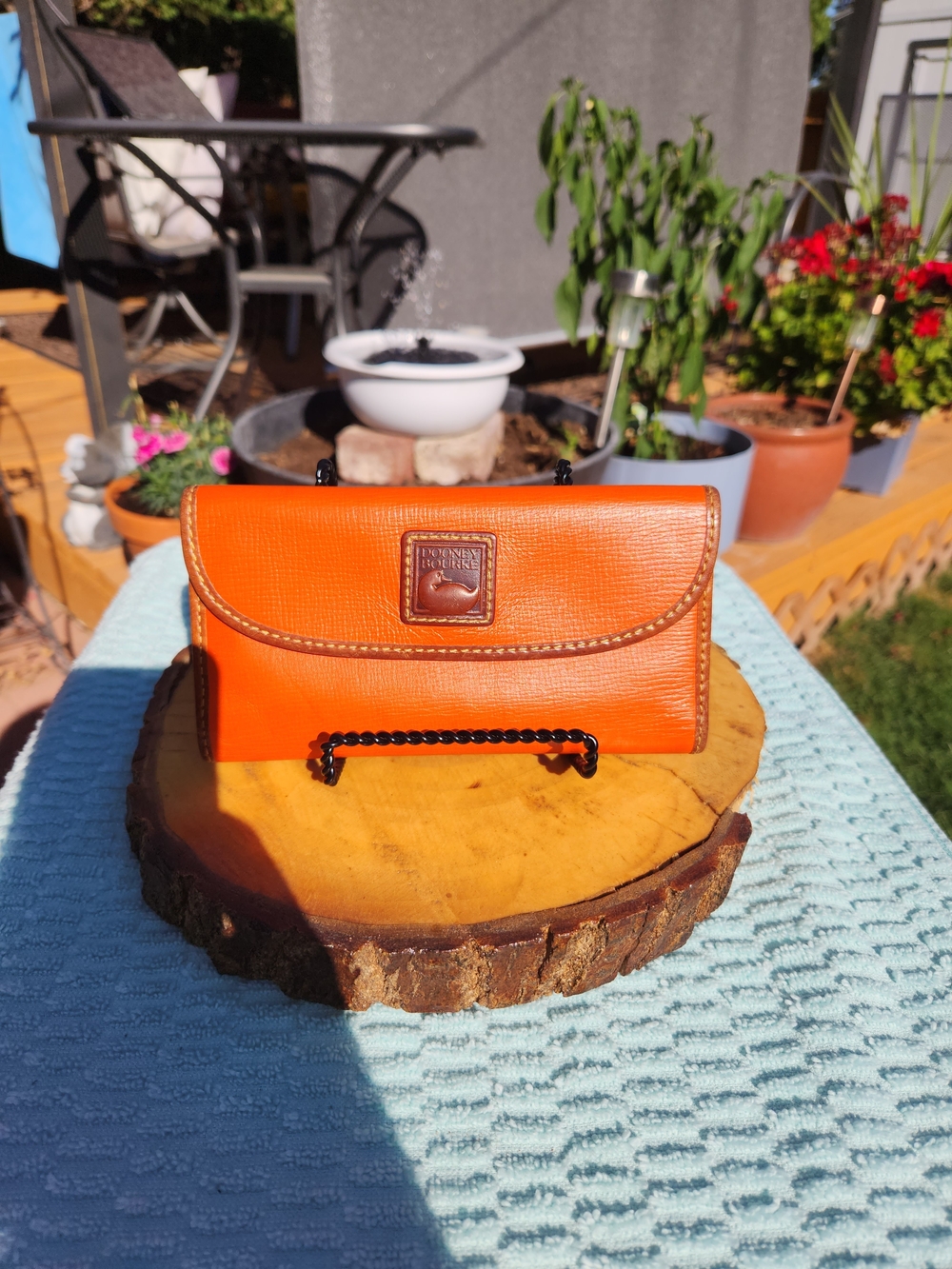 Dooney & Bourke Orange Wallet
